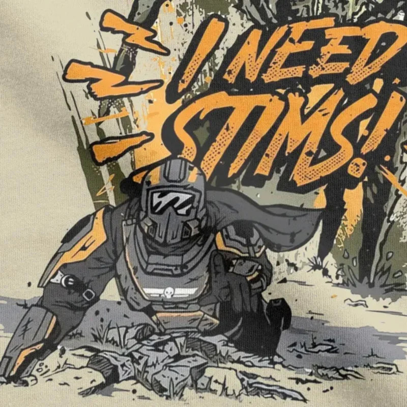 Helldivers T-Shirt - I Need Stims