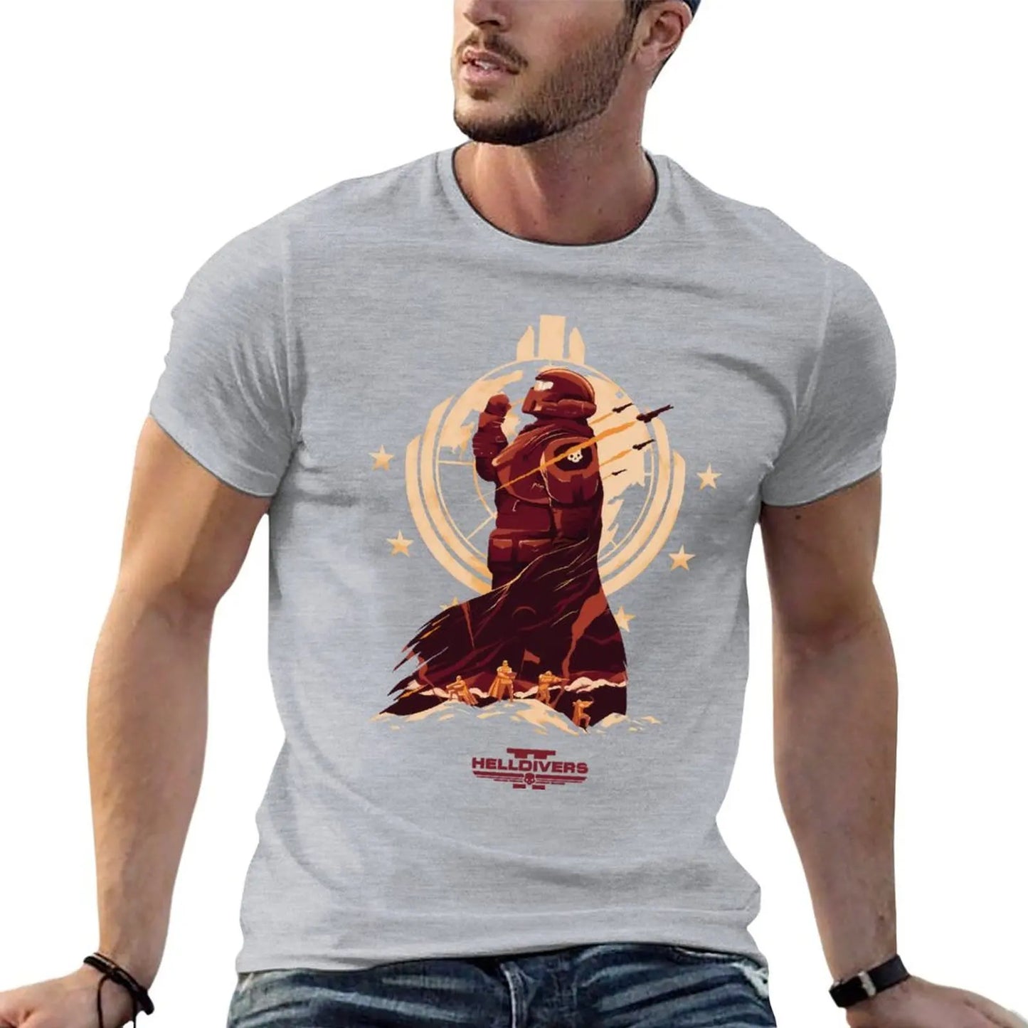 Helldivers T-Shirt - Defend Democracy