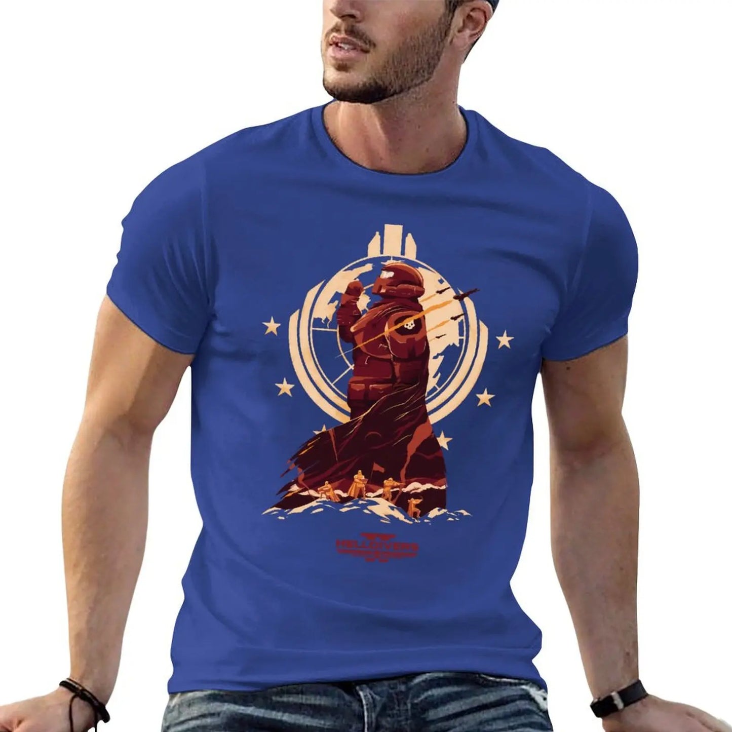 Helldivers T-Shirt - Defend Democracy