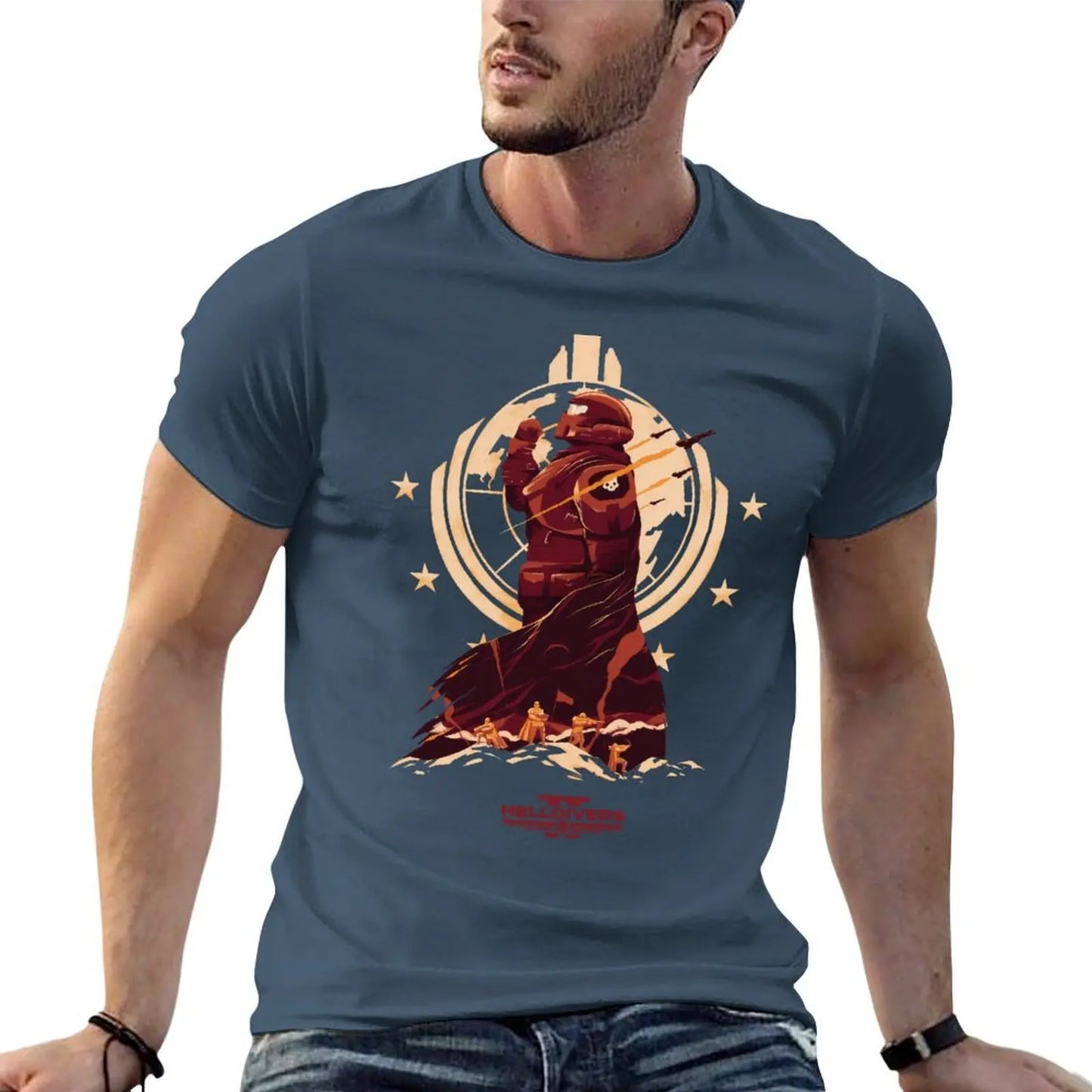 Helldivers T-Shirt - Defend Democracy