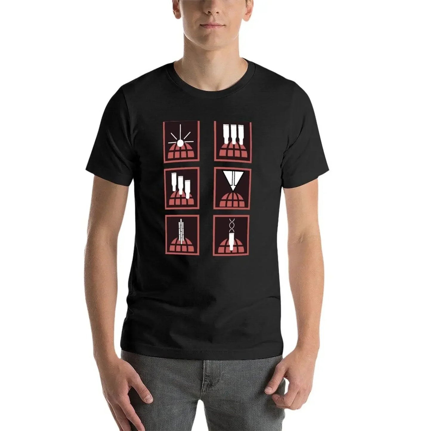 Helldivers T-Shirt -  Orbital Stratagems Icons
