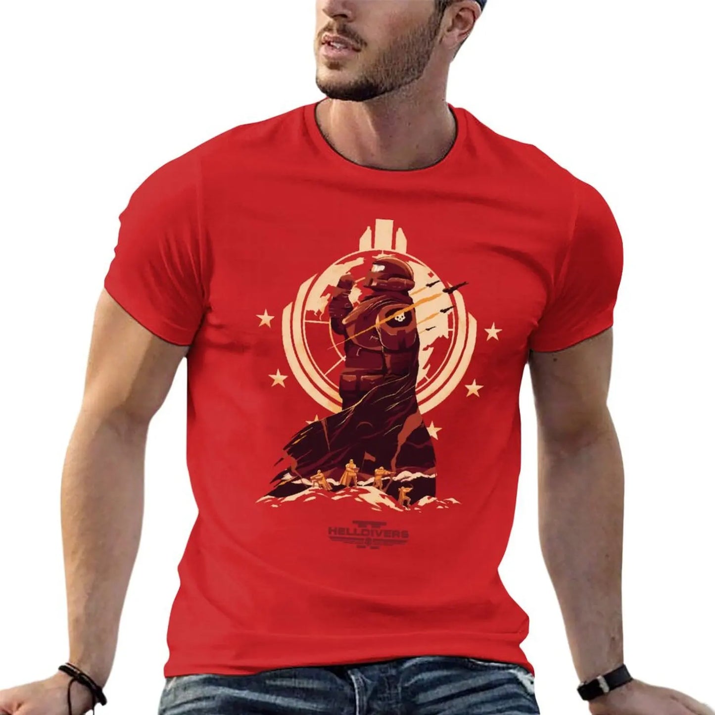 Helldivers T-Shirt - Defend Democracy