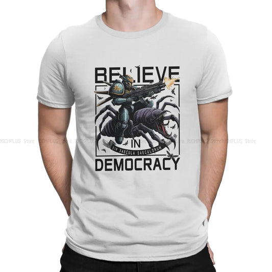 Helldivers T-Shirt - Believe in Democracy
