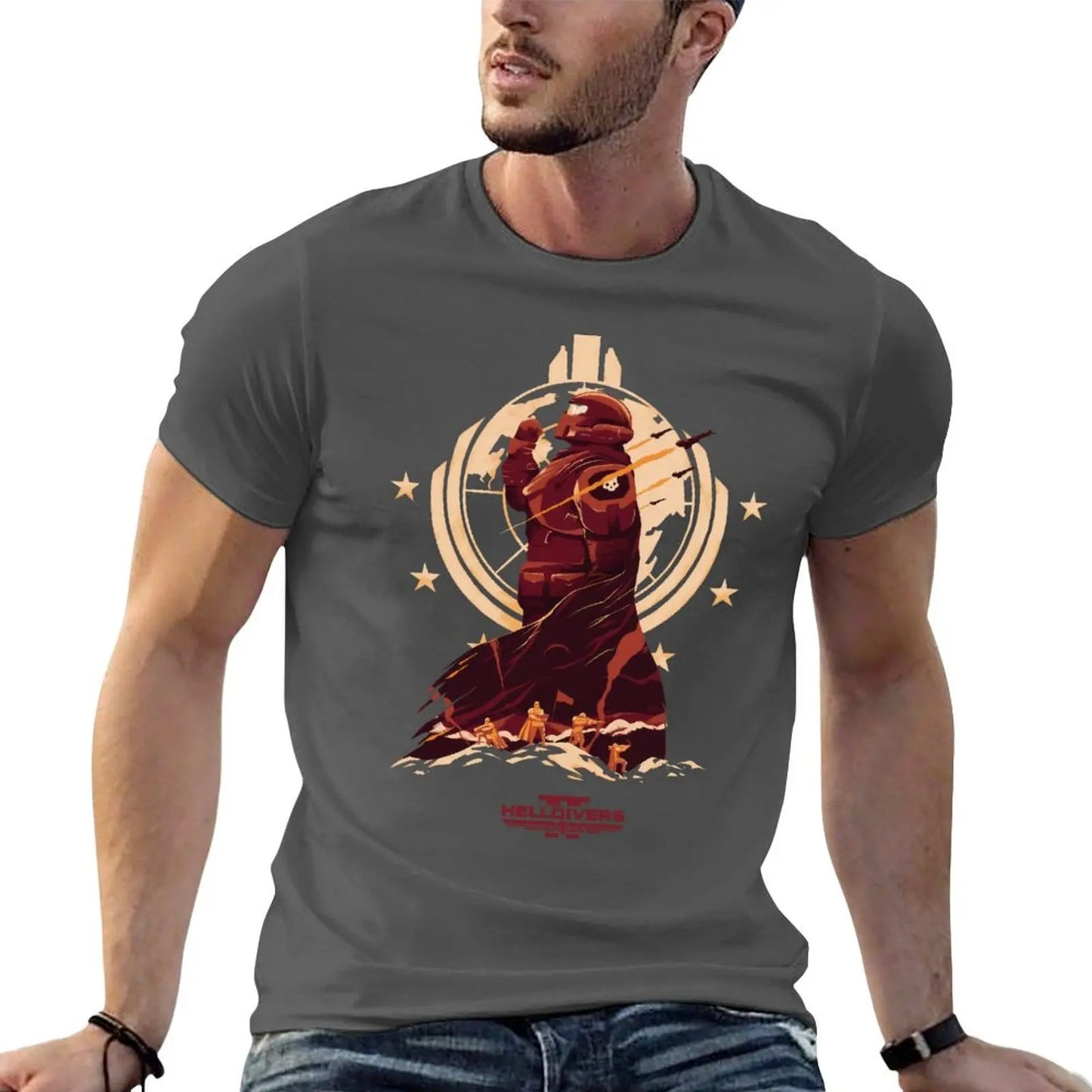 Helldivers T-Shirt - Defend Democracy