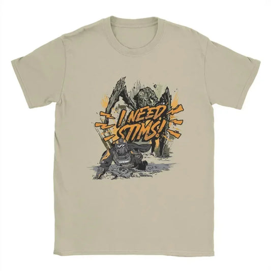 Helldivers T-Shirt - I Need Stims